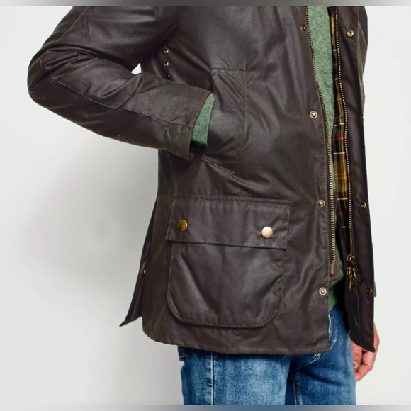 Barbour Ashby Waxed Cotton Field Jacket - Picture 2 of 13